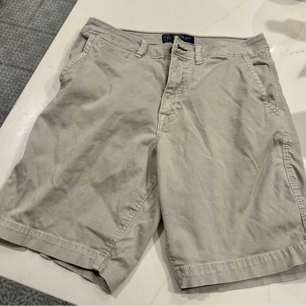 American Eagle Outfitters Khaki Flat Front Casual Shorts